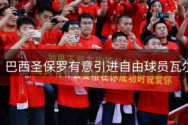 巴西圣保罗有意引进自由球员瓦尔迪