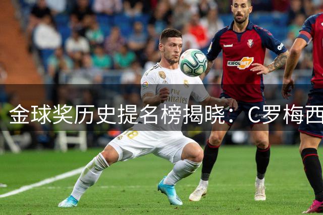金球奖历史提名榜揭晓：C罗梅西领跑 马尔蒂尼跻身前三